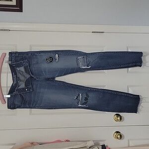 ✨️LAST CHANCE✨️ American Eagle Outfitters Graffiti Jegging Jean Size 22 Long